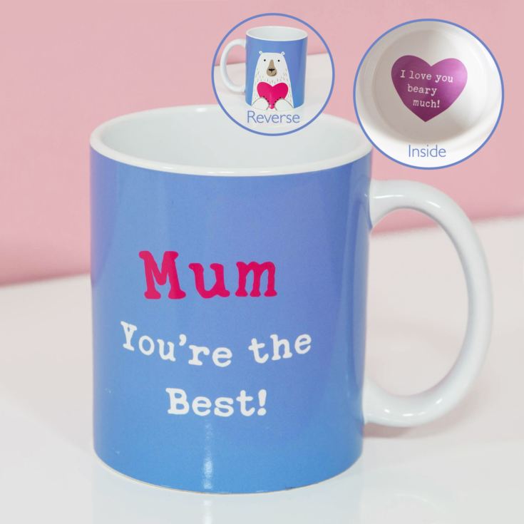For Your Eyes Only Hidden Message Mug I Love You Beary Much product image