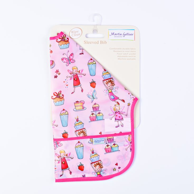 Cup Cake Fairy Sleeved Bib - Martin Gulliver product image