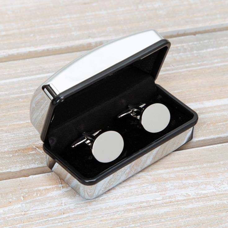 Especially For You Oval Cufflinks Engravable Box *(180/240)* product image