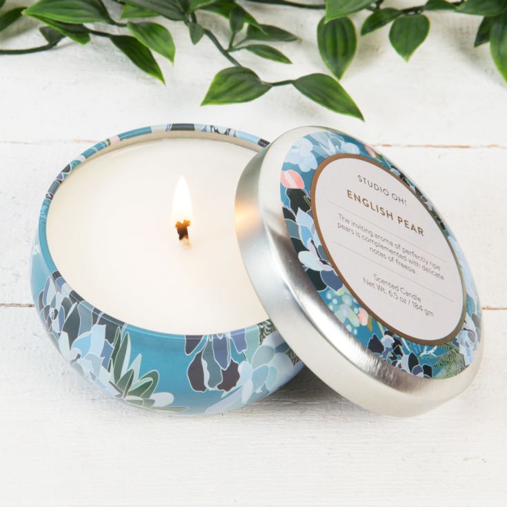 'Studio Oh!' Candle Gift Tin - English Pear product image