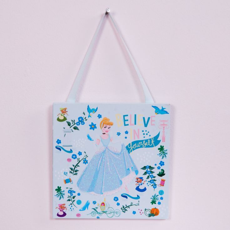 Disney Princess Blue Cinderella Hanging Plaque product image