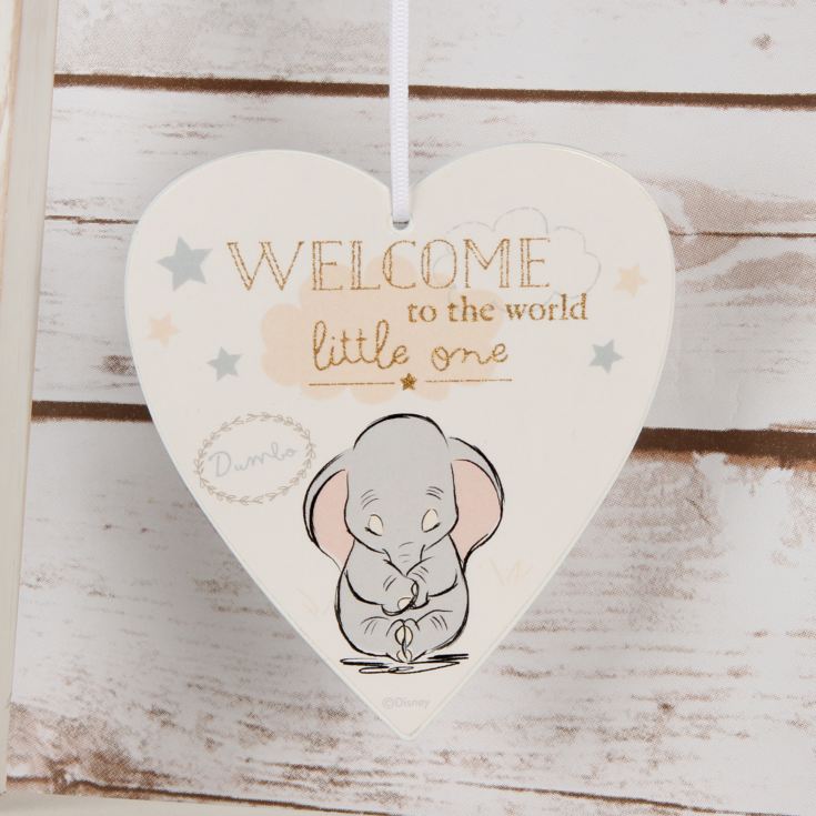Disney Magical Beginnings Heart Plaque- Welcome to the World product image