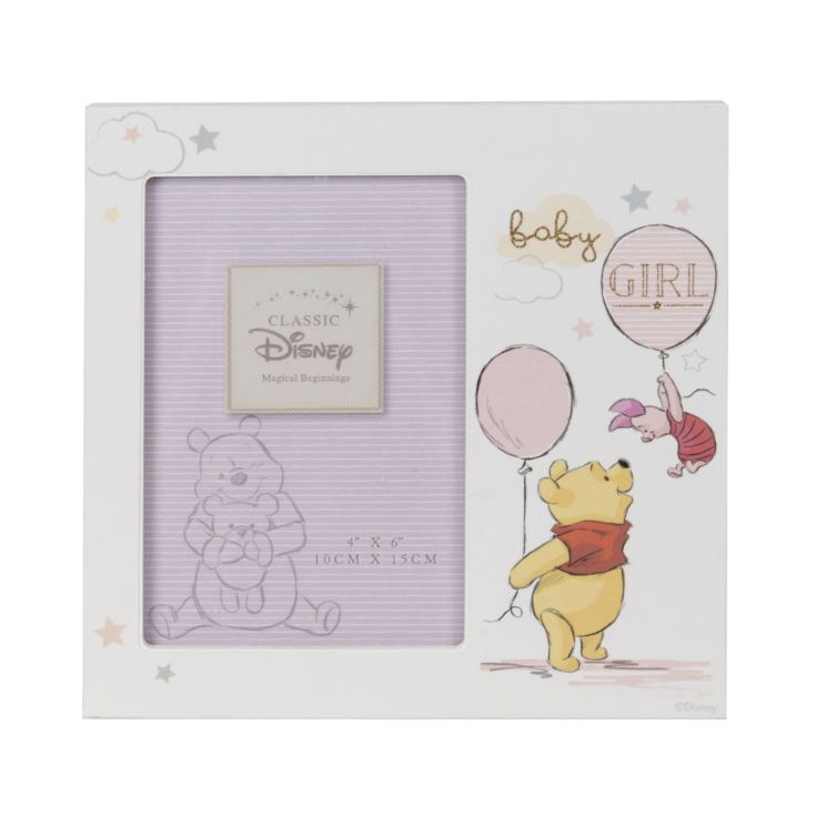 Disney Magical Beginnings Frame 4" x 6" - Pooh Baby Girl product image