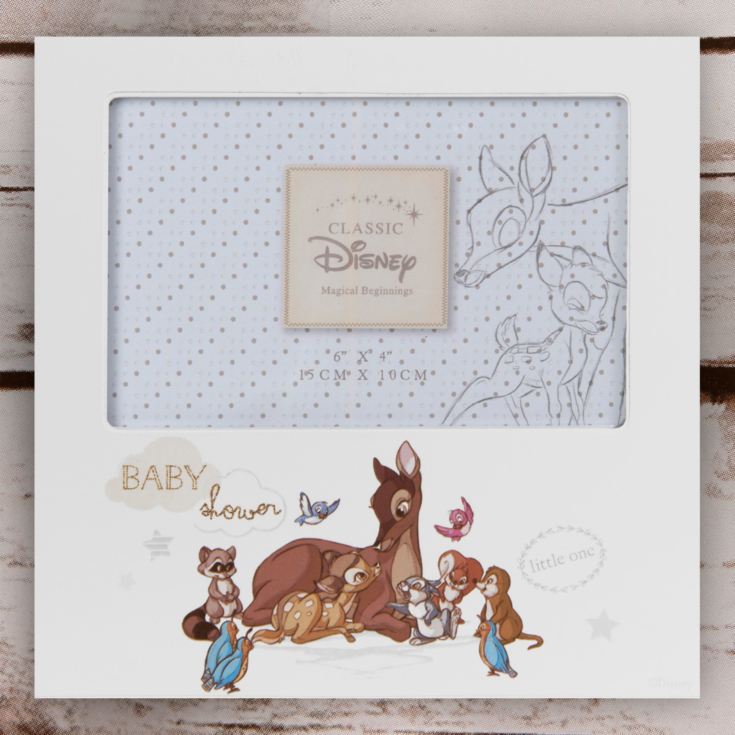 Disney Magical Beginnings Frame Bambi Baby Shower 6"x4" product image
