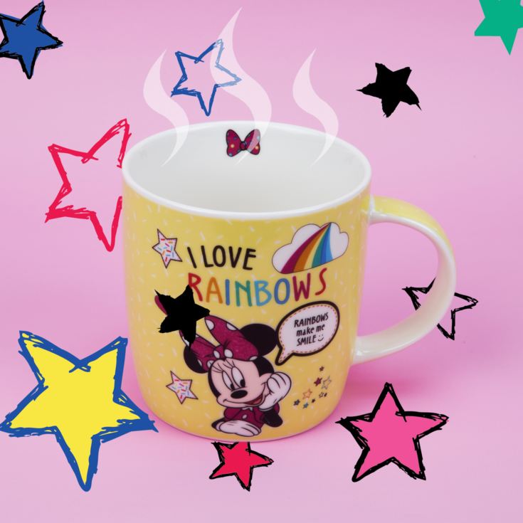 Disney Minnie Mouse Yellow Rainbow Mug product image