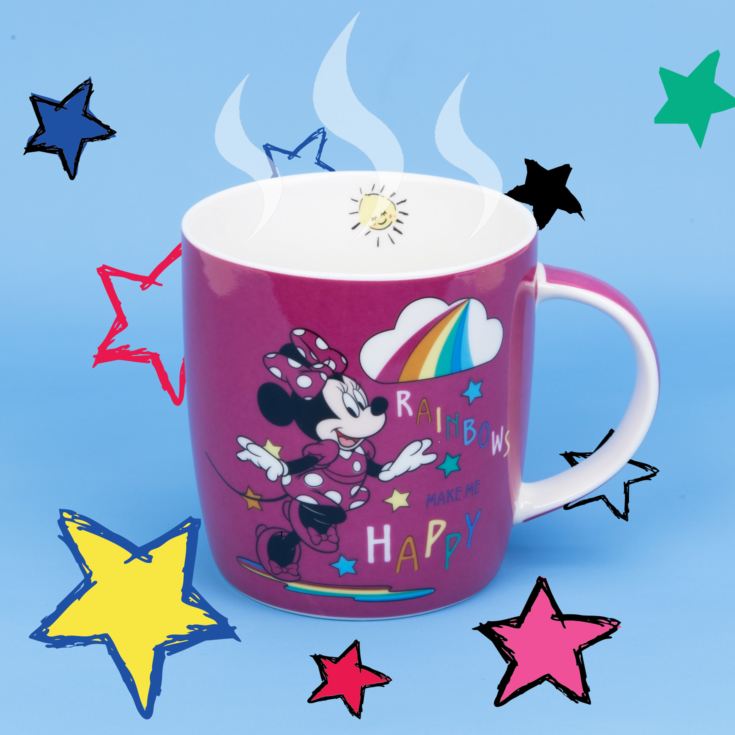 Disney Minnie Mouse Pink Rainbow Mug product image