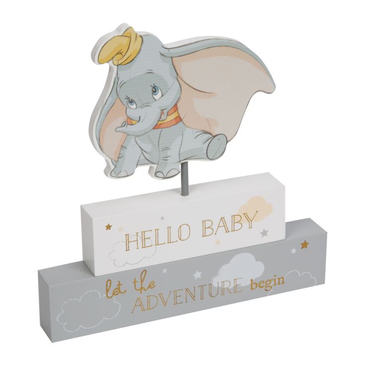 Disney Magical Beginnings Mantel Block - 'Hello Baby' product image