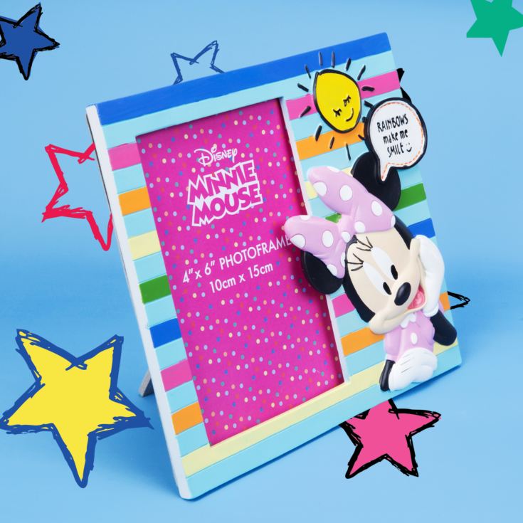 Disney Minnie Mouse 3D Resin 4 x 6 Photo Frame product image