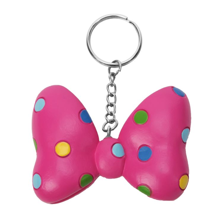 Disney Minnie Mouse 3D Bow Resin Keyring product image