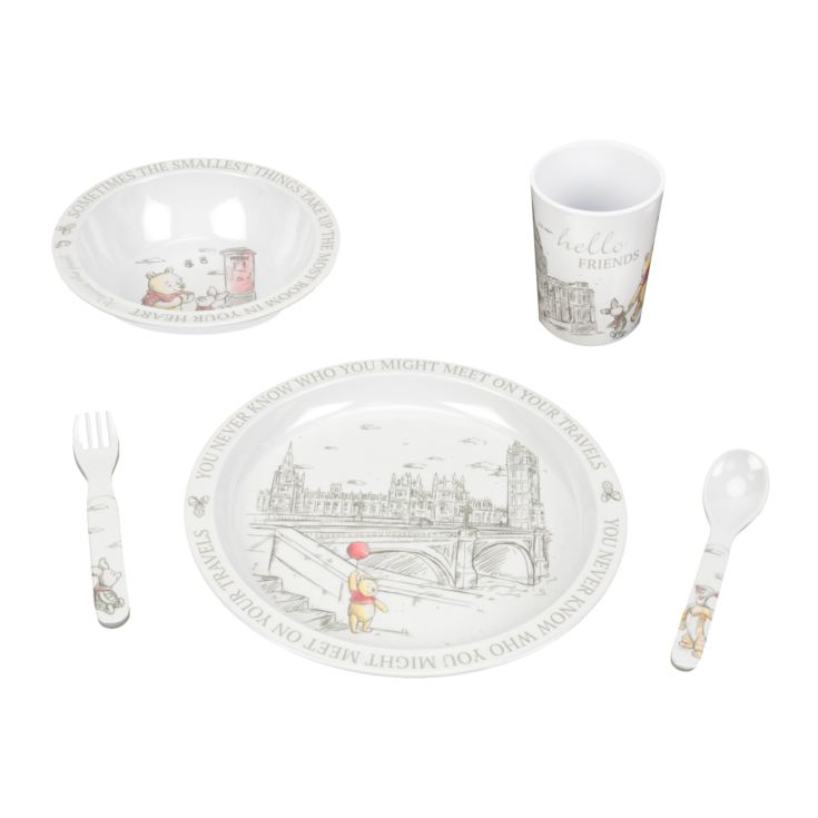 Christopher Robin 5 Piece Melamine Crockery Set - Friends product image