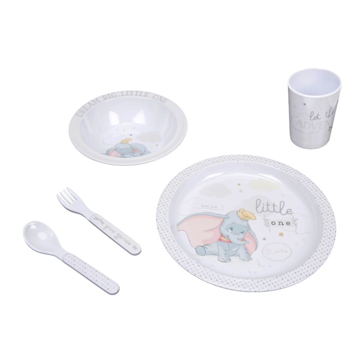 Disney Magical Beginnings 5pc Melamine Crockery Set - Dumbo product image