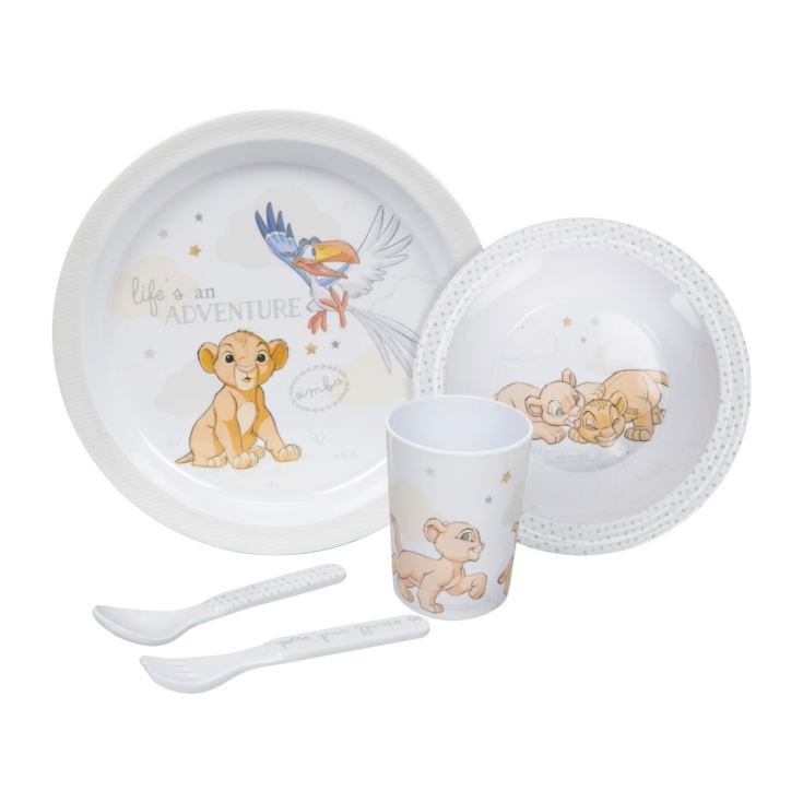 Magical Beginnings 5 Piece Melamine Crockery Set - Simba product image