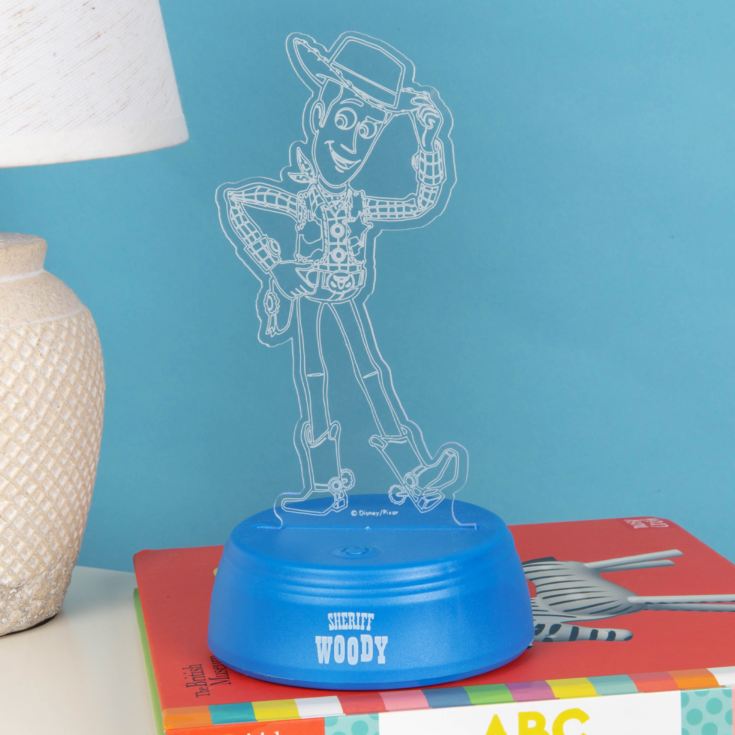 Disney Toy Story Woody Laser Etched Shaped Light product image