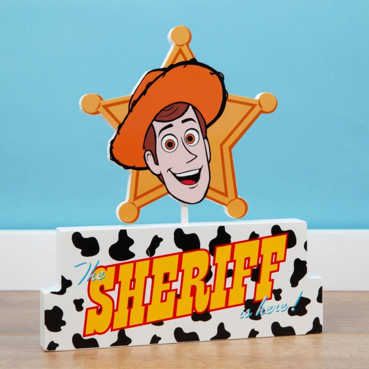 Disney Toy Story 4 Woody Mantel Block product image