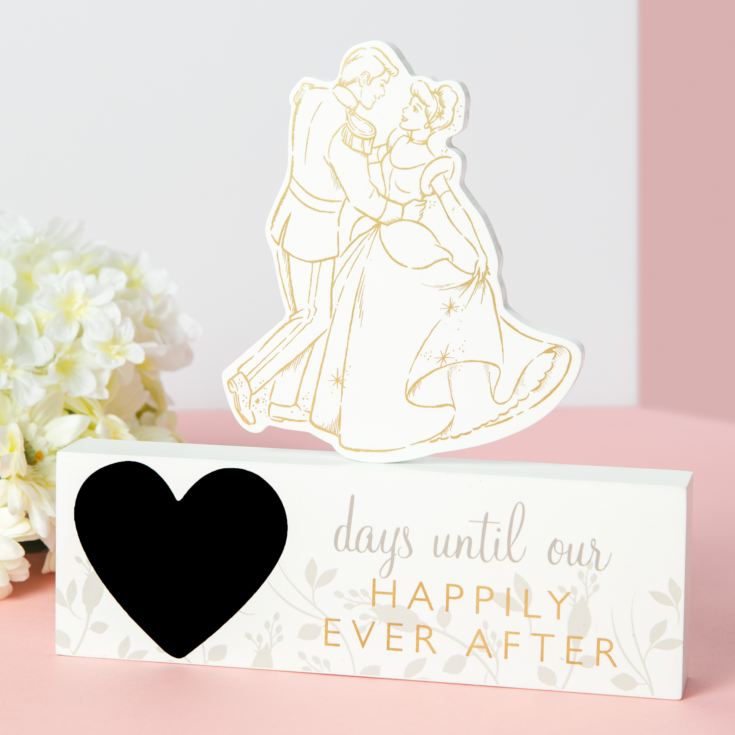 Disney Cinderella & Prince Charming Countdown Plaque product image