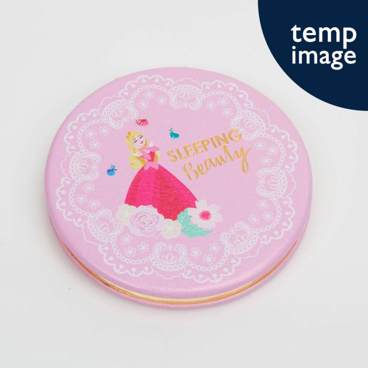 Disney Sleeping Beauty Gold Foil Embossed Compact Mirror product image