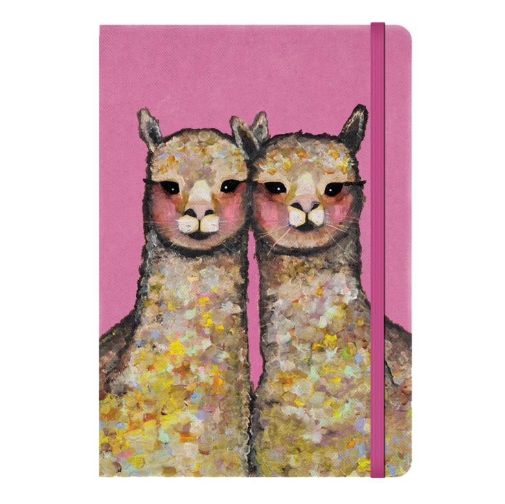 Studio Oh! Deconstructed A5 Journal - Pink Alpaca product image