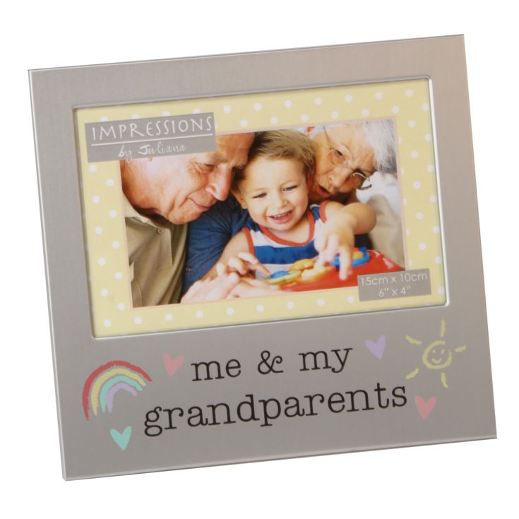 6" x 4" - Me & My Grandparents Aluminium Photo Frame product image