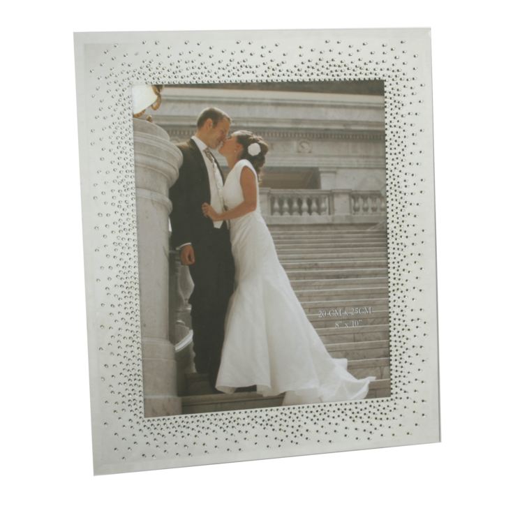 Wedding Mirror Frame Starburst Crystals - 8" x 10" product image