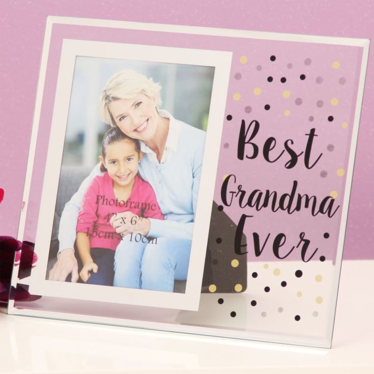 Celebration Glass Photo Frame - 4" x 6" Grandma product image