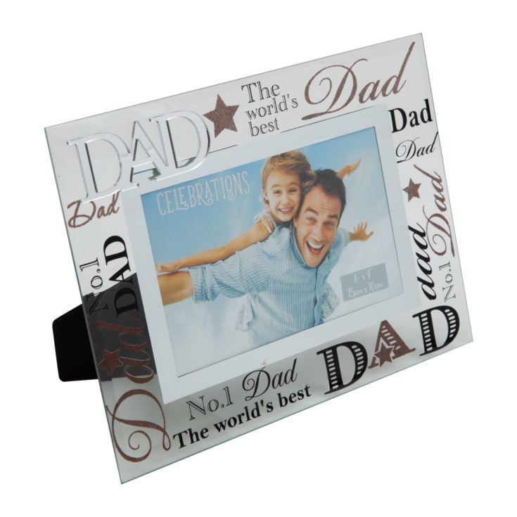 6" x 4" - Glass Photo Frame - Dad product image