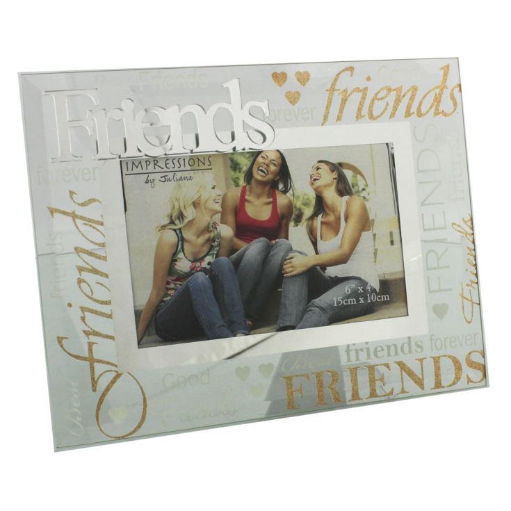 Friends & Family Glass Frame 3D Words 6"x4" Friends product image