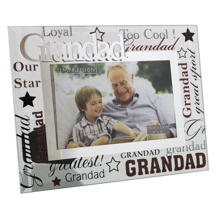 6" x 4" - Glass Photo Frame - Grandad product image