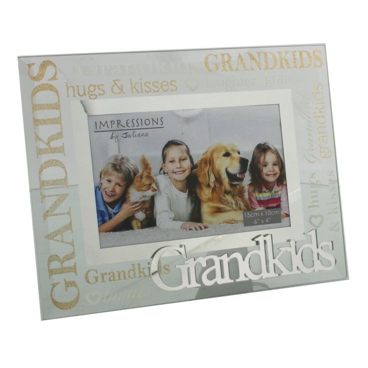 6" x 4" - Glass Photo Frame - Grandkids product image