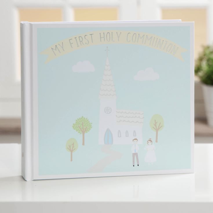 Faith & Hope First Communion Photo Album 4" x 6" Blue product image