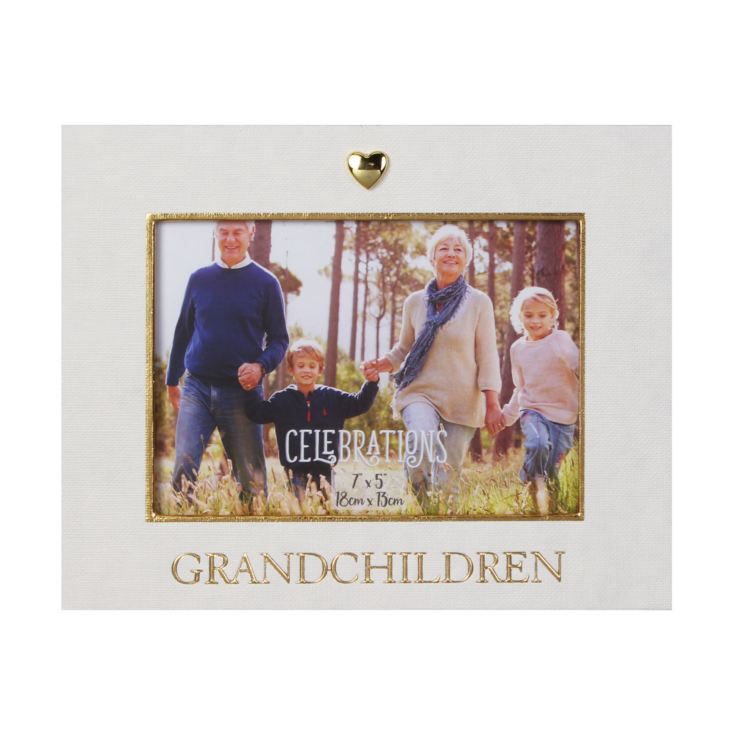 7" x 5" - Celebrations Linen Look Frame - Grandchildren product image