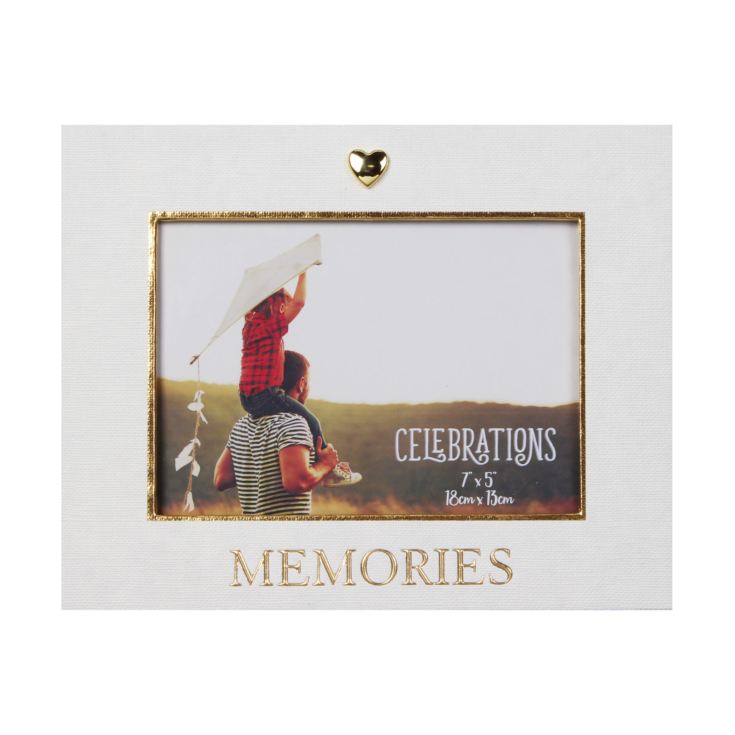7" x 5" - Celebrations Linen Look Frame - Memories product image