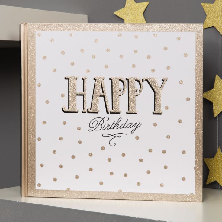 Signography Glitter Scrapbook Album - Happy Birthday product image
