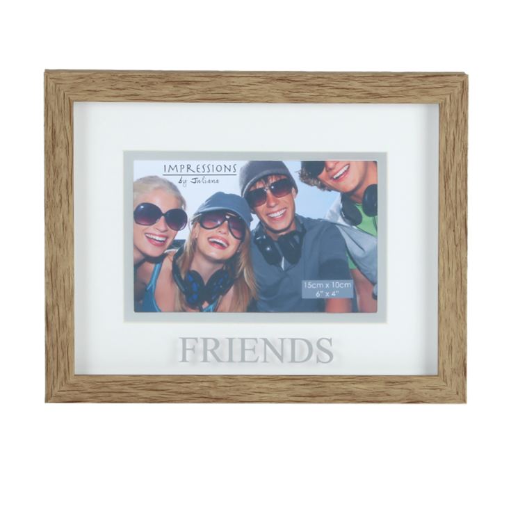 Natural Wood Effect Frame - 6" x 4" Friends product image