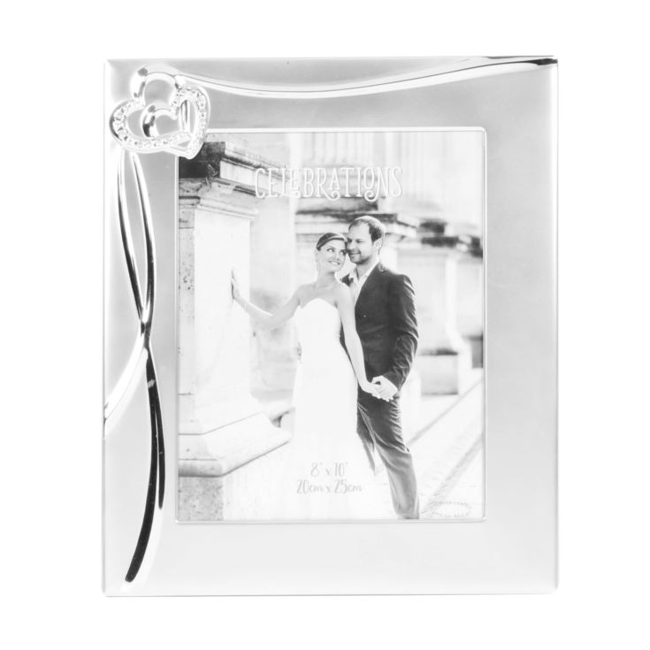 A & F Photo Frame Wedding 3D Waves & 2 Hearts 8" x 10" product image