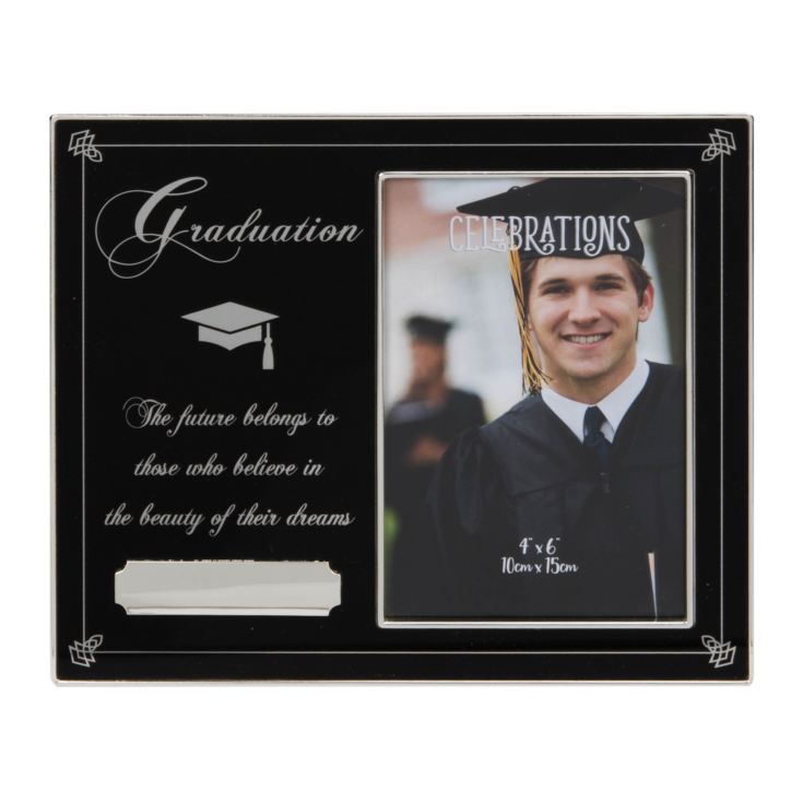 4" x 6" - Graduation Photo Frame with Engraving Plate product image