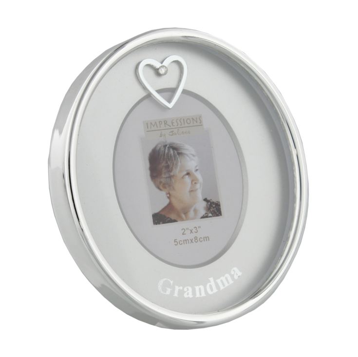 2" x 3" - Silver Plated Oval Frame - Grandma product image