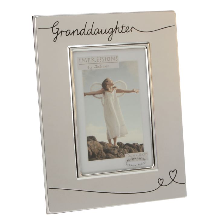 Photo Frame 2 tone Silverplated Granddaughter product image