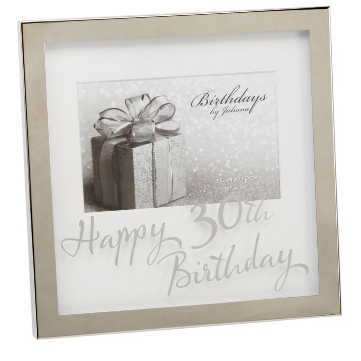 Milestones Box Frame 6 x 4 Mirror Print - 30th product image