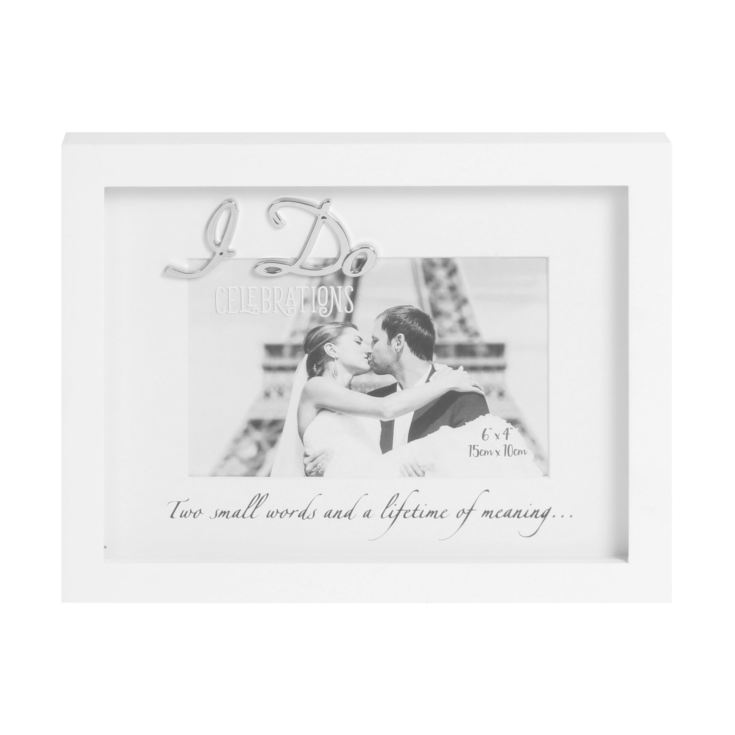 6" x 4" - Wedding Photo Frame - I Do product image