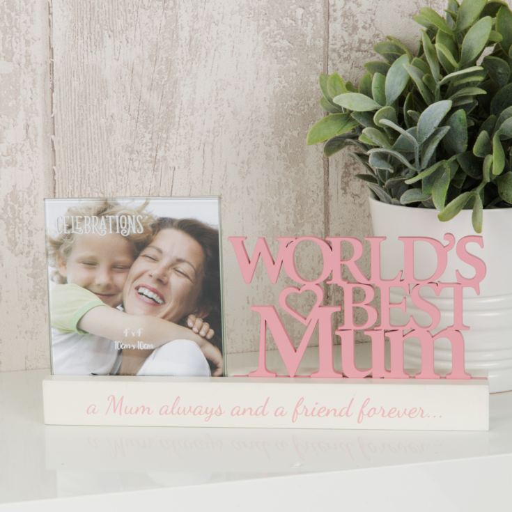 Celebrations Photo Frame - 4" x 4" - World's Best Mum product image