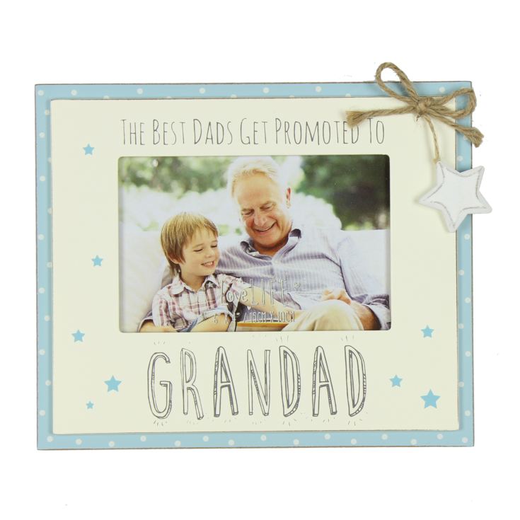 Love Life Photo Frame 6" x 4" - Promoted To Grandad product image