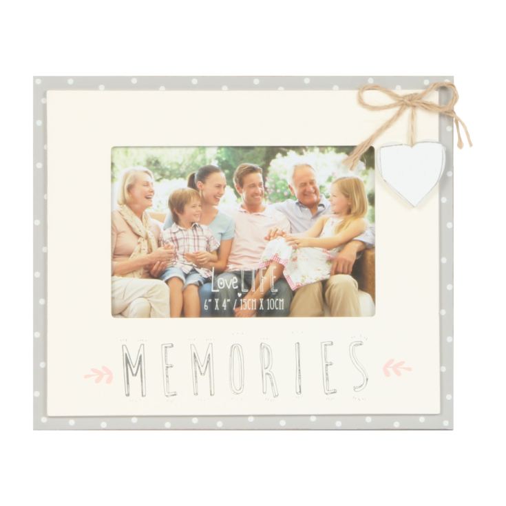 6" x 4" - Love Life Photo Frame - Memories product image