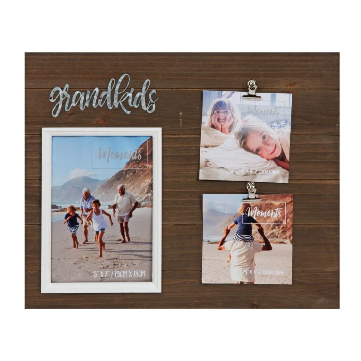 5" x 7" - Moments Multi Aperture Clip Frame - Grandkids product image