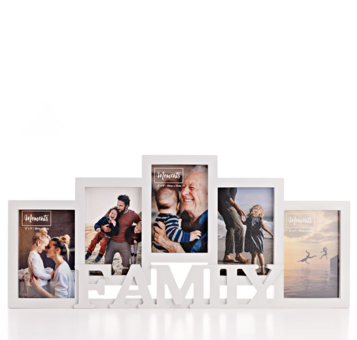 Moments Plastic Collage Frame - Family 35cm product image