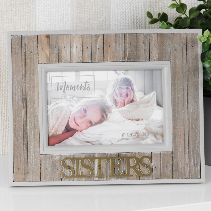 'Moments' Wooden Photo Frame 6" x 4" - Sister product image
