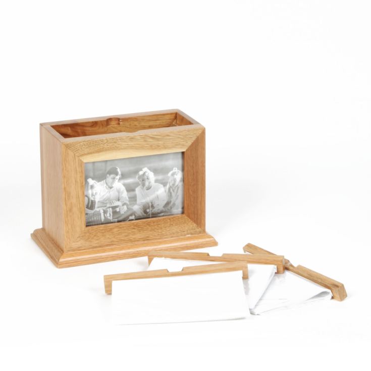 Wooden Photo Frame Box with pull out Albums product image