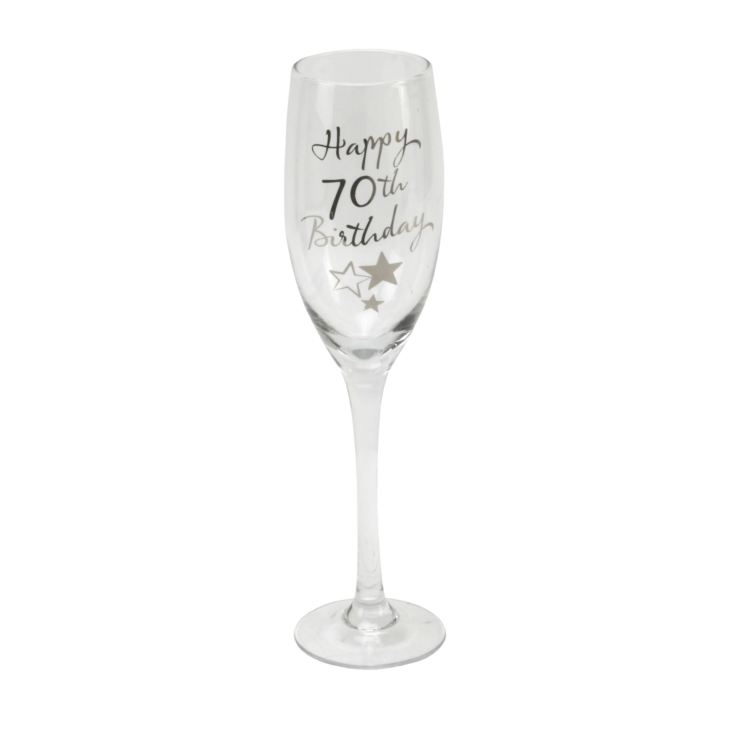 Milestones Champagne Flute - 70th Birthday product image