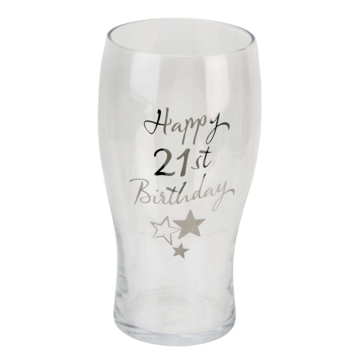 Milestones Beer Glass 21st Birthday product image