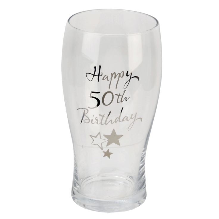 Milestones Beer Glass 50th Birthday | The Gift Experience