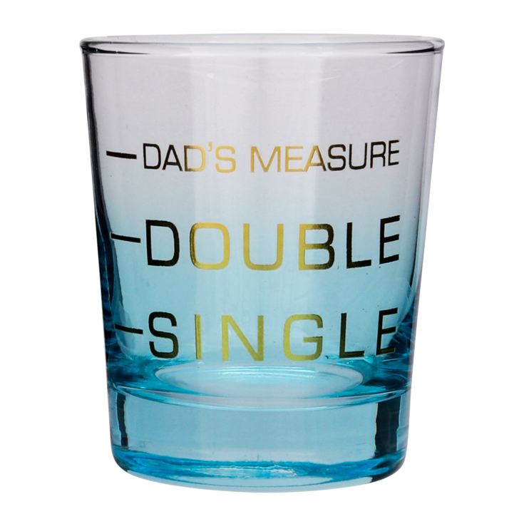 Printed Dad's Measure Whiskey Glass product image